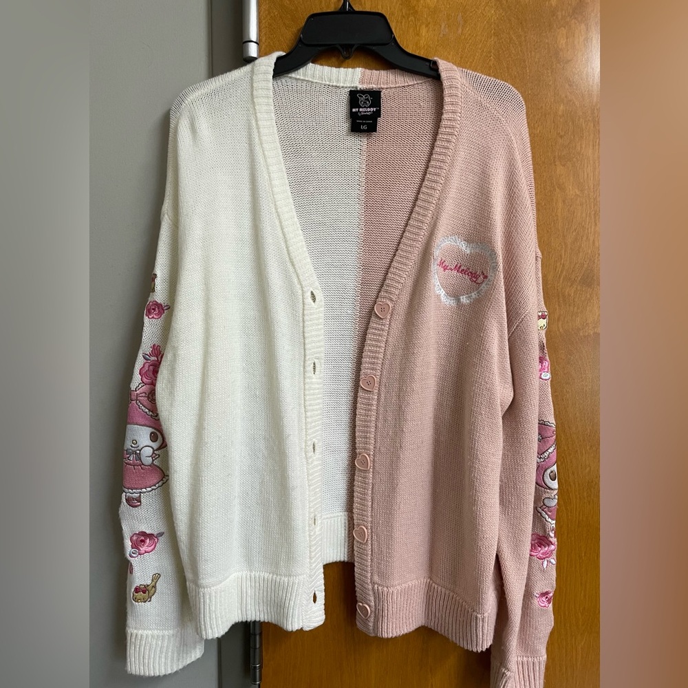 My Melody Sanrio Cardigan Size L Hot Topic